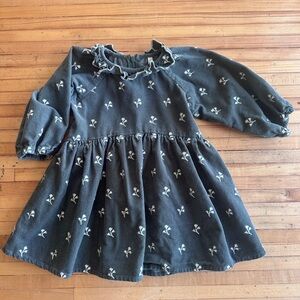 Rylee + Cru Dress with White Floral Pattern